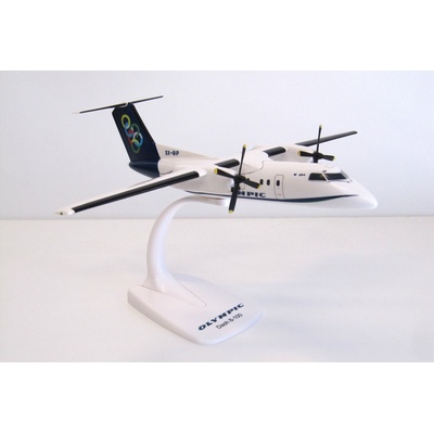 Herpa DHC 8 102A Dash 8 Olympic Air 1990 Colors Snap Fit 1:100