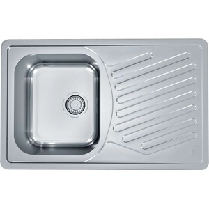 Alveus Elegant - Мивка 81х51 см, неръждаема стомана 1126348 (1126348) Мивка за вграждане