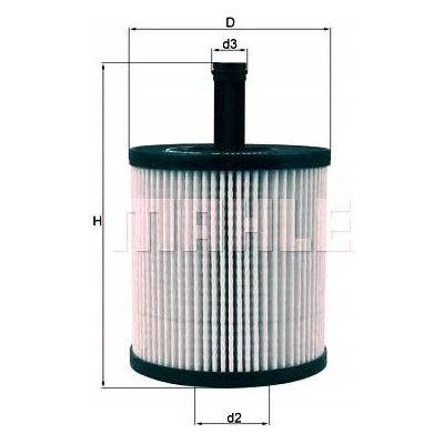 MAHLE OLEJOVÝ FILTER MAHLE 07Z115466A 07Z115562 CH981