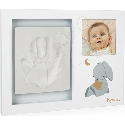 Kaloo drevený rám na fotografiu a odtlačok ručičky alebo nožičky My Memories Frame