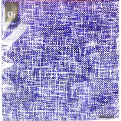 EH Excellent Houseware papírové ubrousky modré 33x33cm 20ks vzhled látky