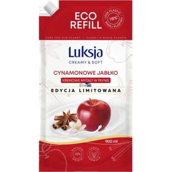 Luksja tekuté mydlo náhradná náplň Škoricové jablko 900 ml