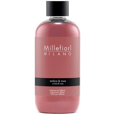 Millefiori Milano Ambra & Rosa aroma náplň pro difuzér 250 ml