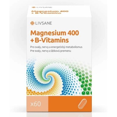 Livsane Magnézium 400 + B Vitamíny 60 tabliet