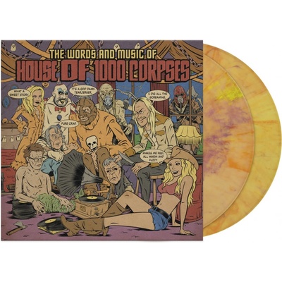 Soundtrack - Zombie Rob - Words & Music Of House Of 1000 Corpses - Limited Deluxe Coloured Orange & Purple & Green LP