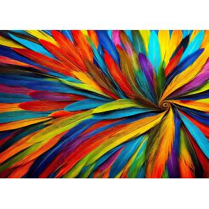 Enjoy - Puzzle Colorful Feathers - 1 000 piese