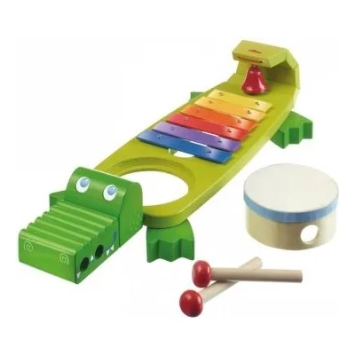HABA - Дървена музикална играчка - Крокодил (302566)