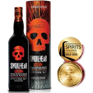 Smokehead Rum Cask Rebel - малцово шотландско уиски 700ml