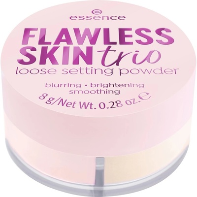 essence Flawless Skin Trio sypký fixačný púder 8 g