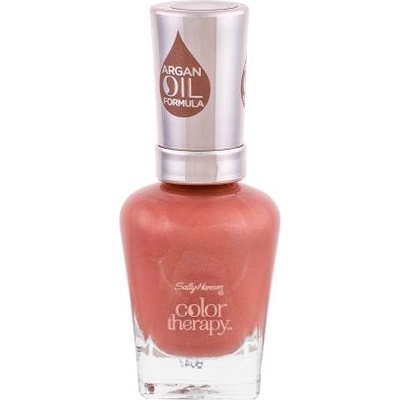 Sally Hansen Color Therapy грижовен лак за нокти с арганово масло 14.7 ml нюанс 300 Soak At Sunset