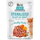 Brit Care Cat Sterilized Fillets in Gravy Healthy Rabbit 85 g