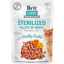 BRIT CARE cat Sterilised HEATHY rabbit 85 g