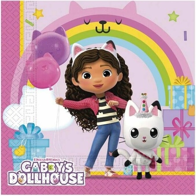 GoDan Ubrousky Gabby´s Dollhouse 33x33cm 20ks