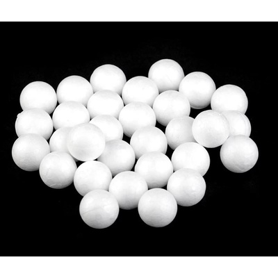 Polystyrenové kuličky o průměru 2 cm - 35 ks