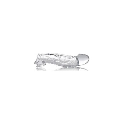 SCALA Size Matters Clear Extender Curved Прозрачен извит пенис ръкав-удължител (P21877)