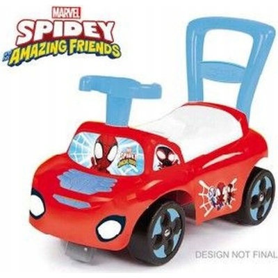 Smoby Spidey Spiderman Disney s opěrkou a úložným prostorem