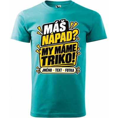Dobrý Triko pánské tričko s vlastním motivem Emerald