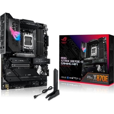 Дънна платка asus rog strix x870e-e gaming wifi am5 ddr5 (90mb1ib0-m0eay0)