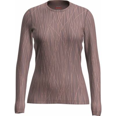 ICEBREAKER Wmns 260 Vertex LS Crewe Delta AOP Summit/Blush/J