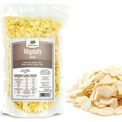 Słodkie Zdrowie Mandle lupienky 500 g