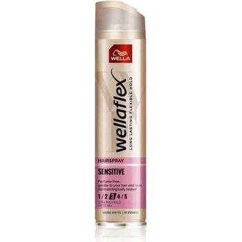 Image 1 of Wella Wellaflex Sensitive - Лак за коса със средна фиксация без парфюм 250мл