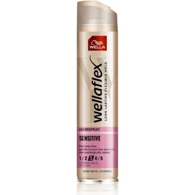 Wella Wellaflex Sensitive - Лак за коса със средна фиксация без парфюм 250мл