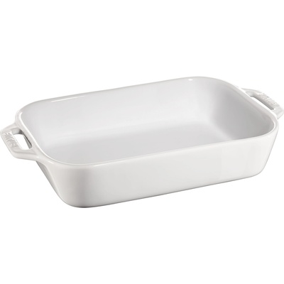 Staub Тавичка за печене 27 x 19 cм, бяла, керамика, Staub (ST405111460)