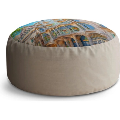 Sablio Taburet Circle Barcelona Gaudi Casa Batllo 2: 38x48 cm