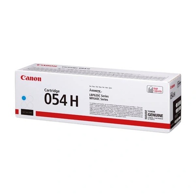 Canon Касета с голям капацитет за принтери Canon 054H, цианово синьо, 2300 страници (3027C002)