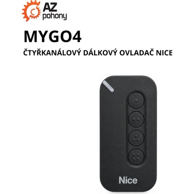 MYGO4 - čtyřkanálový dálkový ovladač Nice