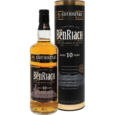 BenRiach Curiositas 10y 46% 0,7 l (holá láhev)