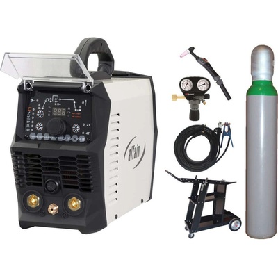 Alfain Perun 160 T HF PULSE + kabely 25/3m + Tig hořák + ventil + lahev + vozík