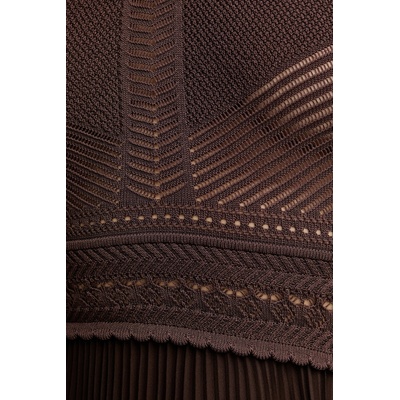 TWINSET плисирана рокля с вискоза (261TT3191)