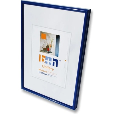 Plastový rámeček modrý Rozměr: 30x45, Typ zasklení: Plexisklo čiré – Zboží Živě