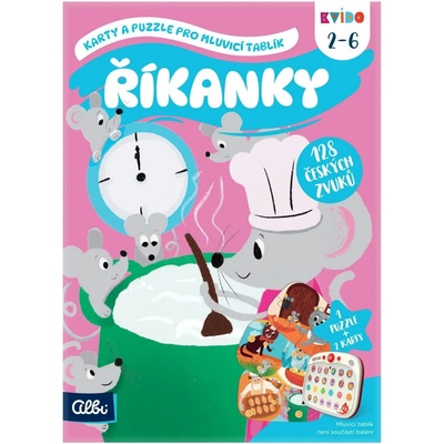 Albi Kvído Karty a puzzle pro mluvicí tablík Říkanky