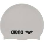 Arena Шапка за плуване Arena Classic Silicone Swim cap - White / Black - размер One Size (581-0005-0611)