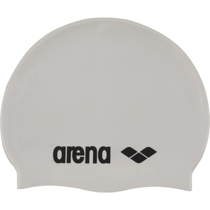 Arena Шапка за плуване Arena Classic Silicone Swim cap - White / Black - размер One Size (581-0005-0611)