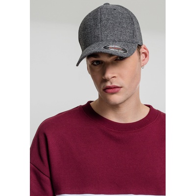 Urban Classics Шапка с козирка Flexfit Melange Cap dk. heathergrey S/MUB-6355-01067 - Черен, размер L/XL