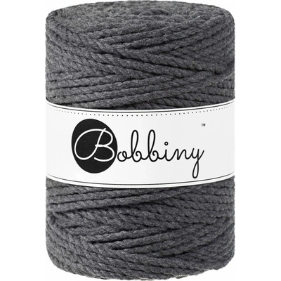 Bobbiny Macrame ropes 3PLY - 5mm Bobbiny - Macrame ropes 3PLY - 5mm: Charcoal