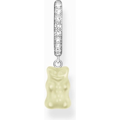 Thomas Sabo x Haribo kusová náušnica White goldbear CR726-052-14