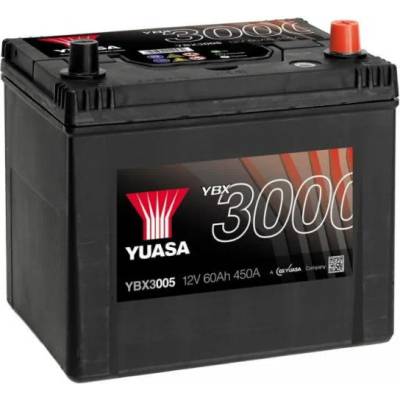 Акумулатор YUASA YBX3005 12V 60Ah 500A SMF (YBX3005)