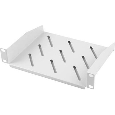 Lanberg 10" fixed shelf 1U / 254x180mm, max load capacity up to 20kg, grey (AK-1012-S)