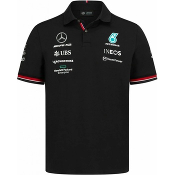 Mercedes polo tričko AMG Petronas F1 Team black