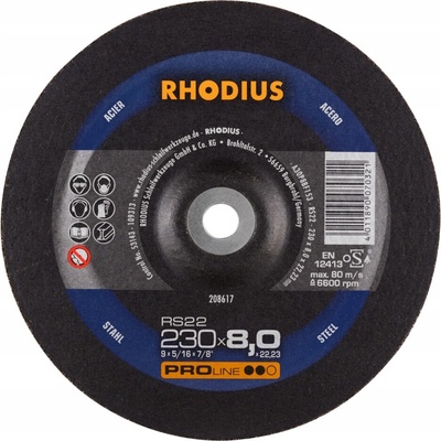 Rhodius Brúsny kotúč 230 x 8,0 x 22,23 mm 208617