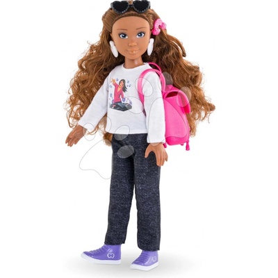 Corolle Mélody Shopping Set s dlhými hnedými vlasmi 28 cm