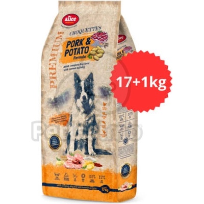 ALICE Adult Croquettes pork & potato 17 kg