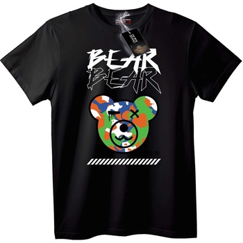 NOONEBRAND Тениска Графити Камо Мечок - 2XL, White