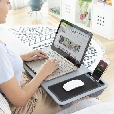 Prenosný stolík na počítač s vankúšom XL Deskion - InnovaGoods