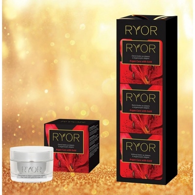 Ryor denný krém so zlatom a arganovým olejom 50 ml