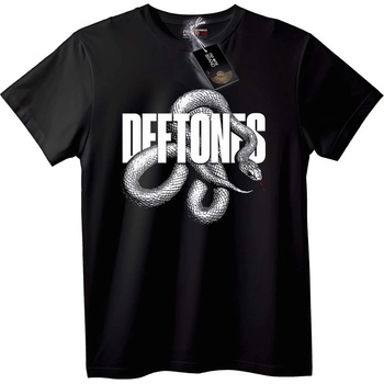 NOONEBRAND Тениска Deftones Лого Змия - 2XL, Black